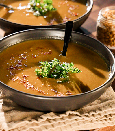 Spicy Yellow Split Pea Soup
