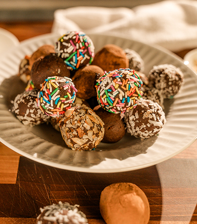 Chocolate Bean Truffles