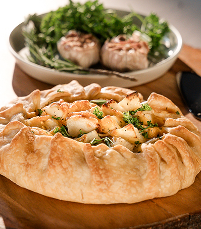 Potato & Garlic Galette