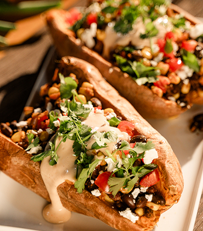 Stuffed Sweet Potatoes